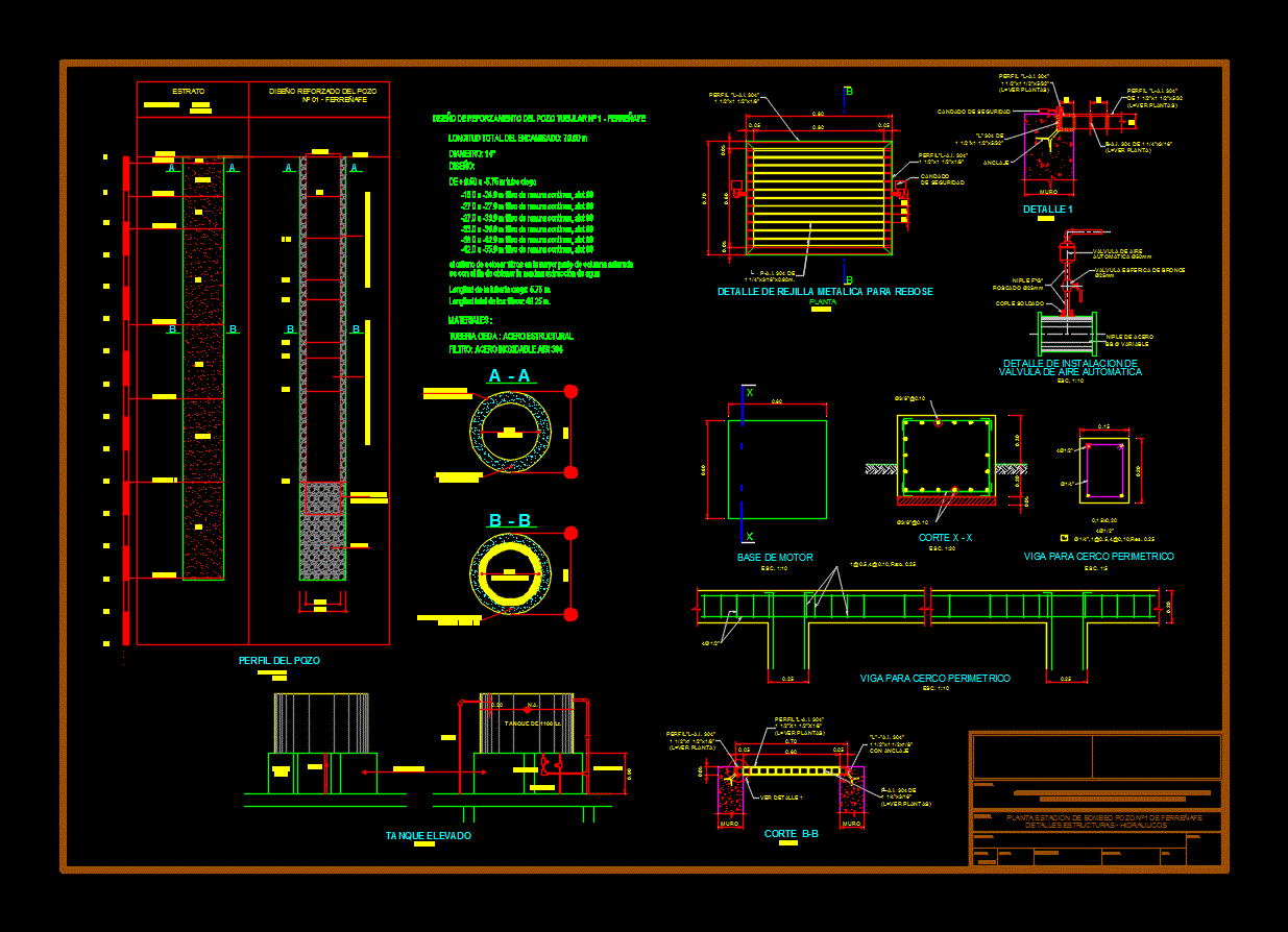 Pumping Station Plant DWG Section for AutoCAD • Designs CAD