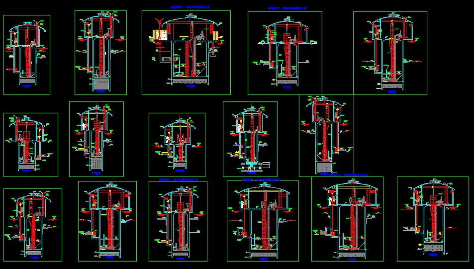 Насос чертеж dwg