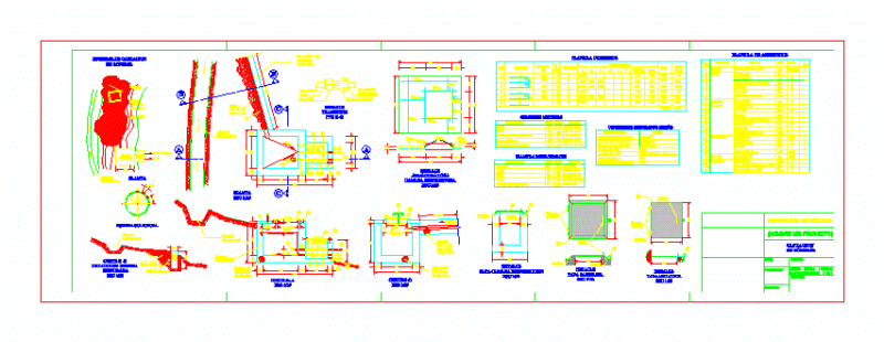 Red Water Provision DWG Detail for AutoCAD