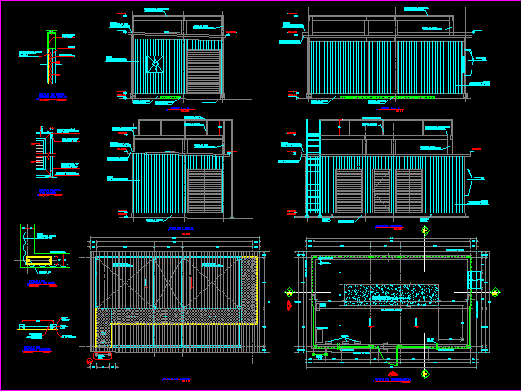 Refrigerator Room DWG Section for AutoCAD • Designs CAD how to do a electrical plan 