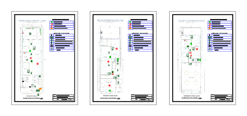 Rehabilitation Center DWG Plan for AutoCAD