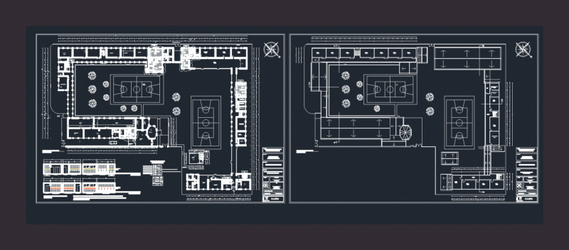 Replacement Of Bathrooms Liceo DWG Block for AutoCAD