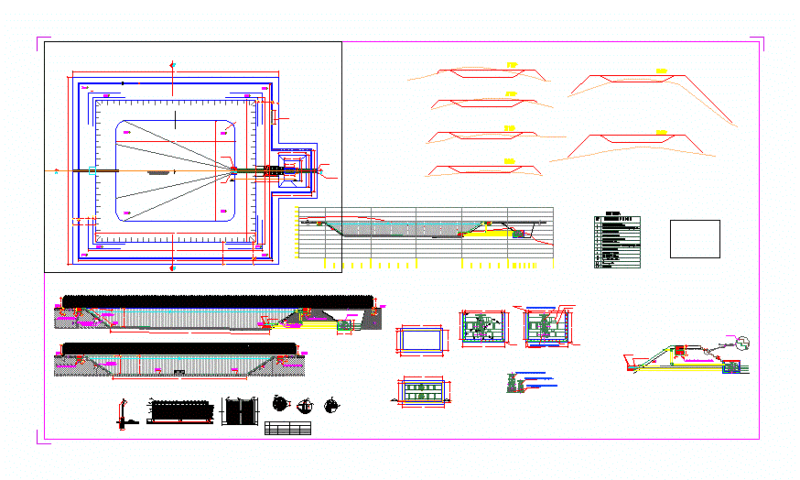 Reservoir 1930m3 3D DWG Detail for AutoCAD