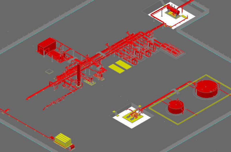 Reservoir 3D DWG Model for AutoCAD