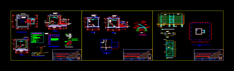 Reservoir – Tank 15m3 DWG Block for AutoCAD