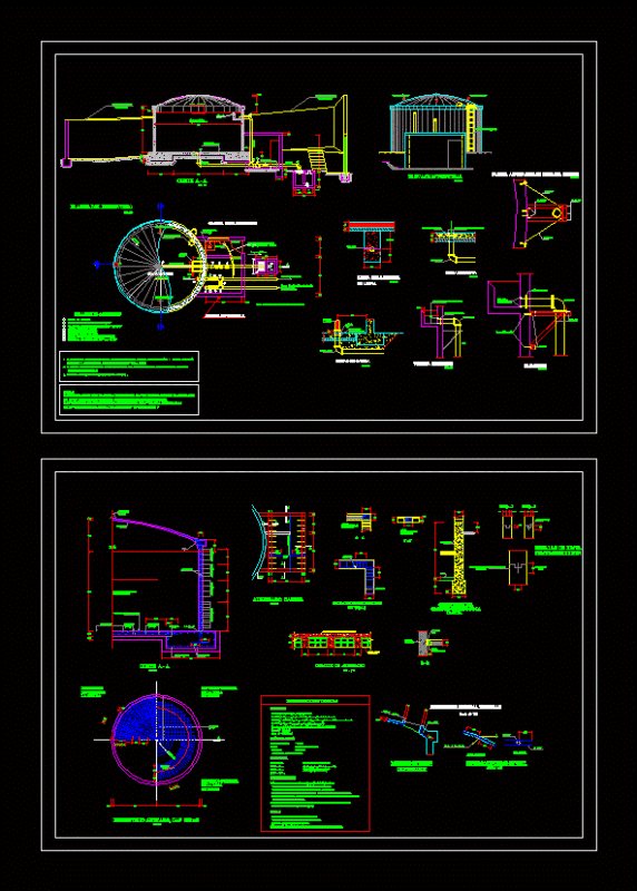 Reservoir DWG Detail for AutoCAD