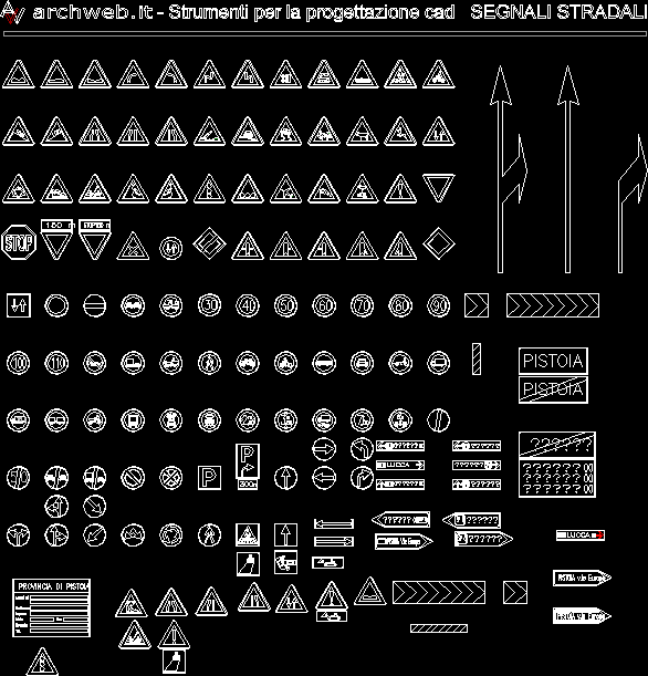 Road Signs In Autocad Format Gostnic