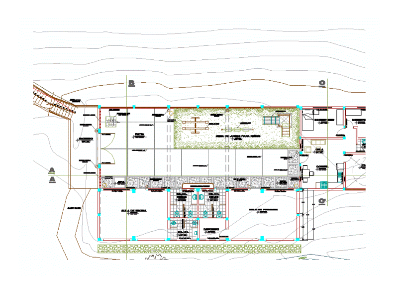 Rural College DWG Plan for AutoCAD