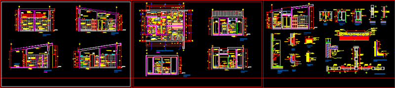 Sanitaries DWG Section for AutoCAD