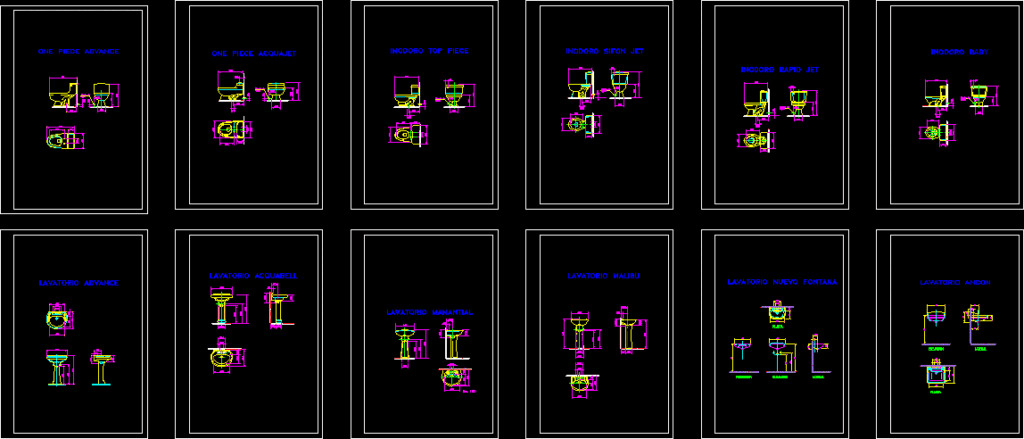 Sanitary Clover DWG Model for AutoCAD