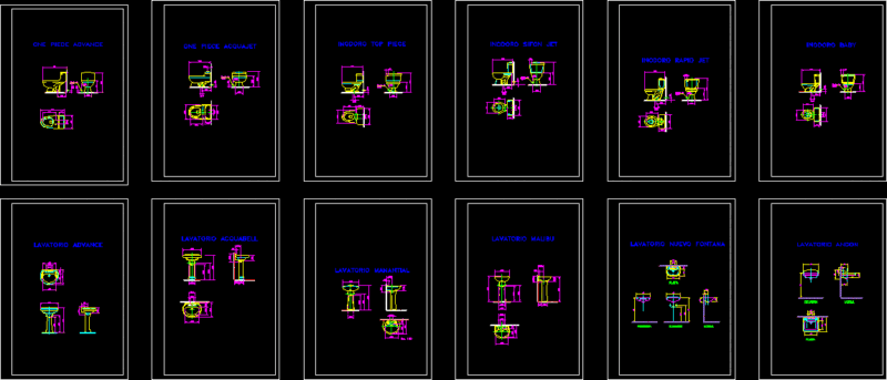 Sanitary Clover DWG Model for AutoCAD