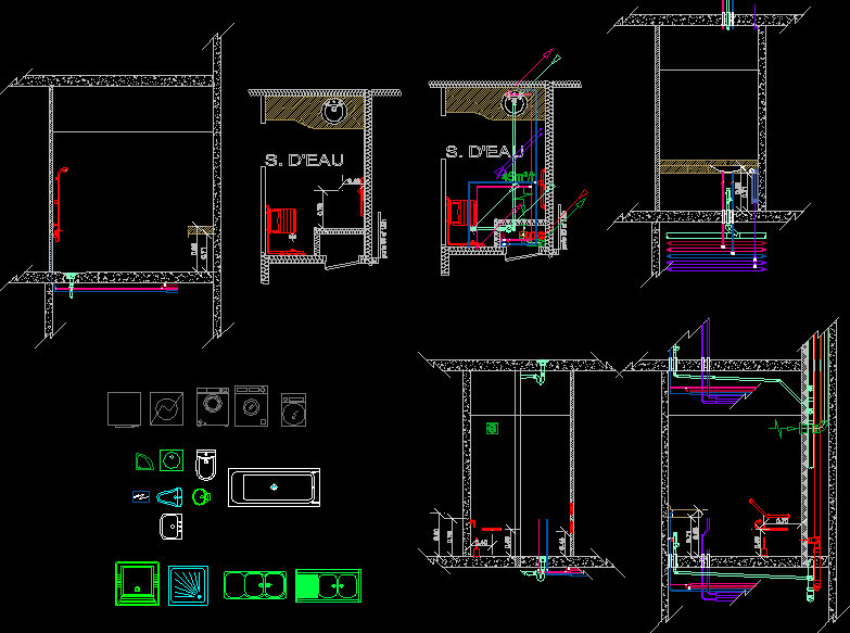 Sanitary DWG Block for AutoCAD • Designs CAD