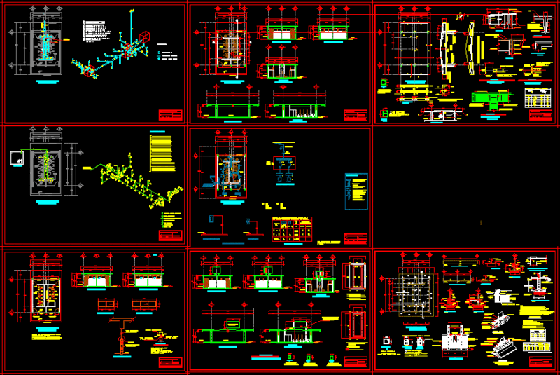 Sanitary Nucleus DWG Full Project for AutoCAD
