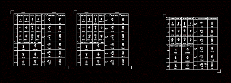 Sanitary Pipes 2D DWG Detail for AutoCAD