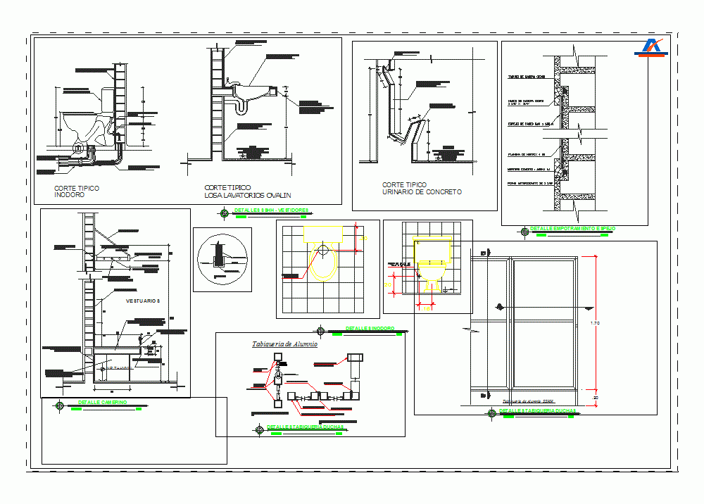 Sanitary Toilet Details DWG Detail for AutoCAD • Designs CAD