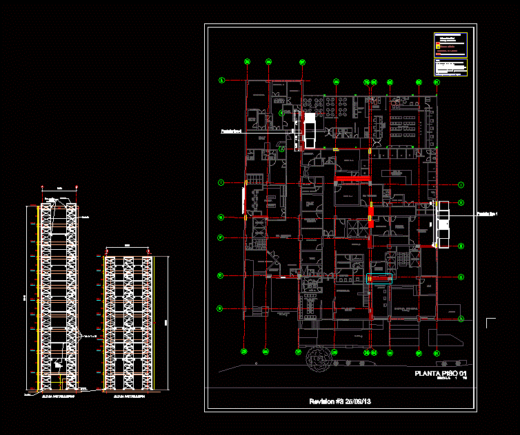 Scaffolding DWG Elevation for AutoCAD • Designs CAD