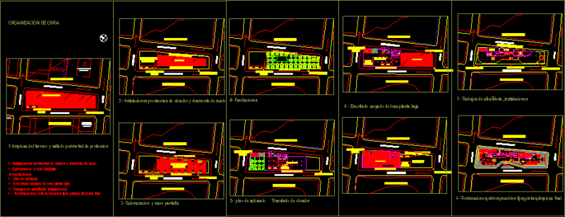 Schedule Of Works DWG Detail for AutoCAD
