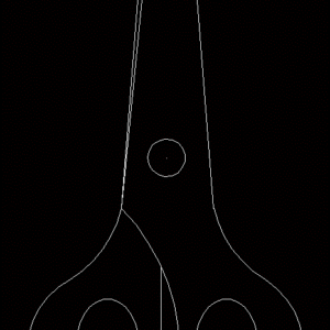 Scissors 2D DWG Model for AutoCAD | Designs CAD
