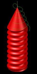 Screw Body 3D DWG Model for AutoCAD