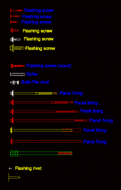 Screws 2D ZIP Block