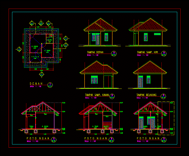 Guard House Section Details Cad Template Dwg Cad Temp - vrogue.co