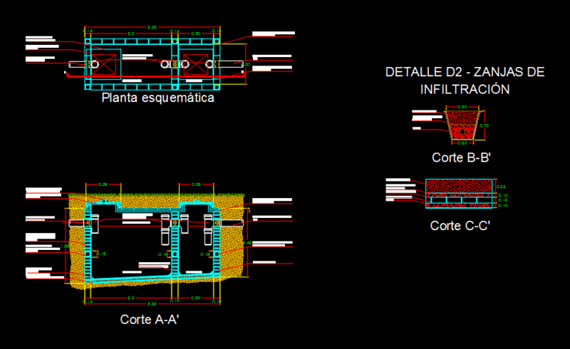 Septic DWG Detail for AutoCAD