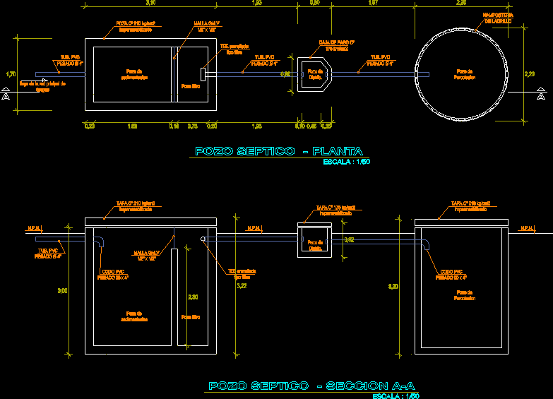 Septic Tank DWG Block for AutoCAD • Designs CAD