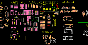 Several Blocks 2D DWG Block for AutoCAD | Designs CAD