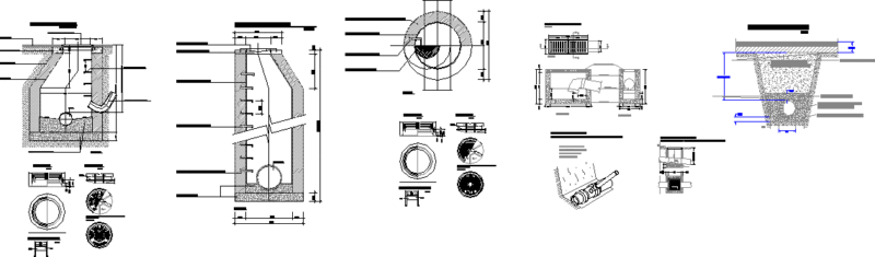 Sewage Details DWG Detail for AutoCAD