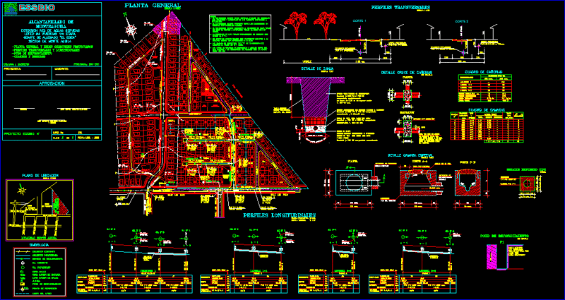 Sewage DWG Full Project for AutoCAD