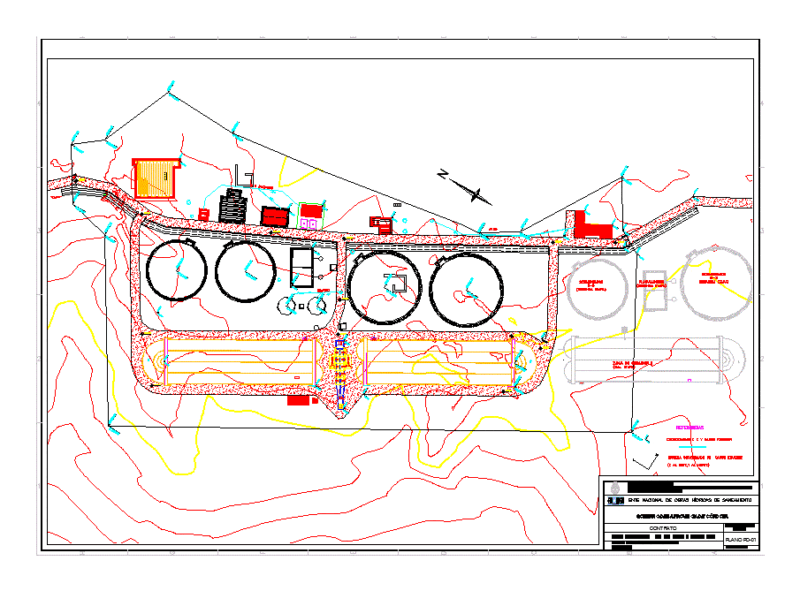 Sewage Treatment Plant DWG Full Project for AutoCAD