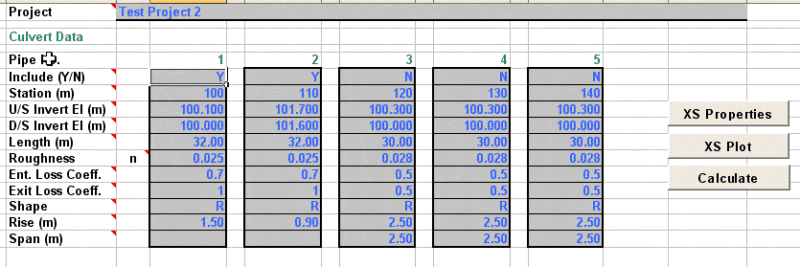 Sewer Calculations DOC Word Document