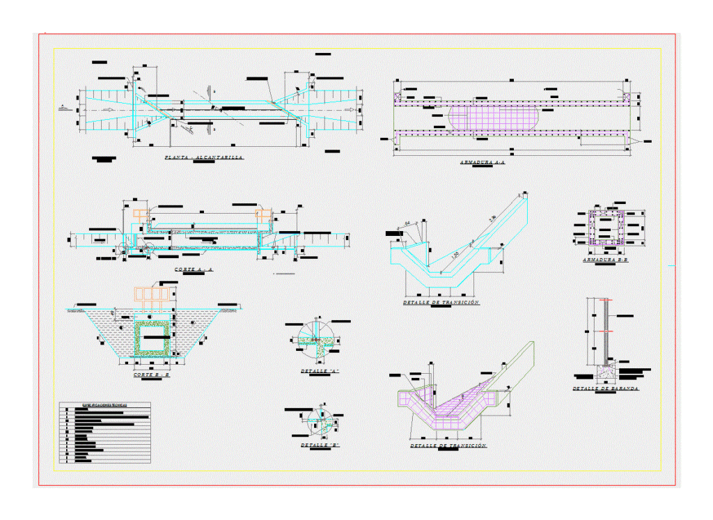 Sewer DWG Detail for AutoCAD