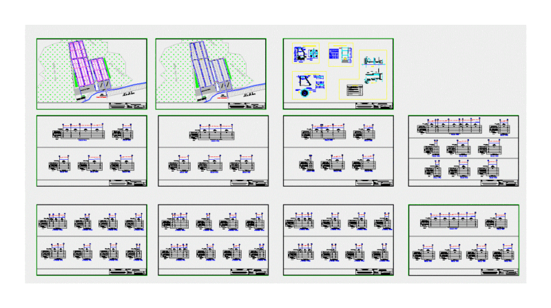 Sewer Network DWG Block for AutoCAD