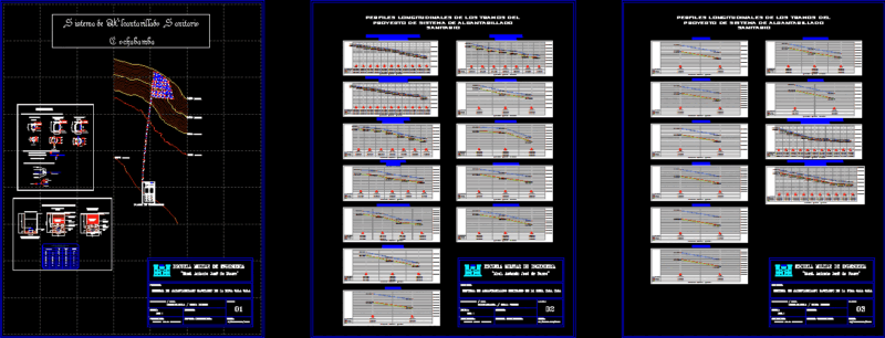Sewerage Project DWG Full Project for AutoCAD