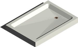 Shower 1×07 3D DWG Model for AutoCAD