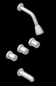 Shower 3D DWG Model for AutoCAD