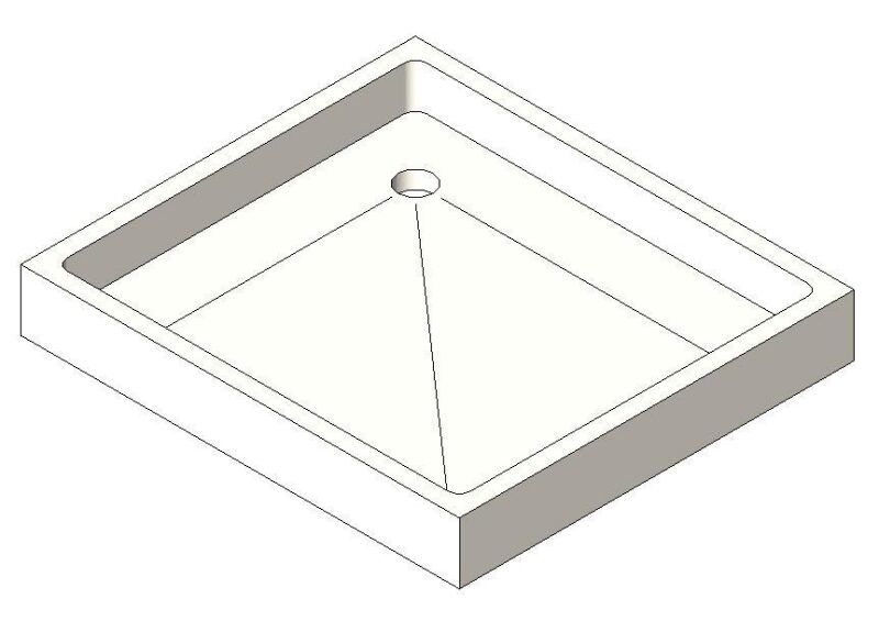 Shower 3D DWG Model for AutoCAD