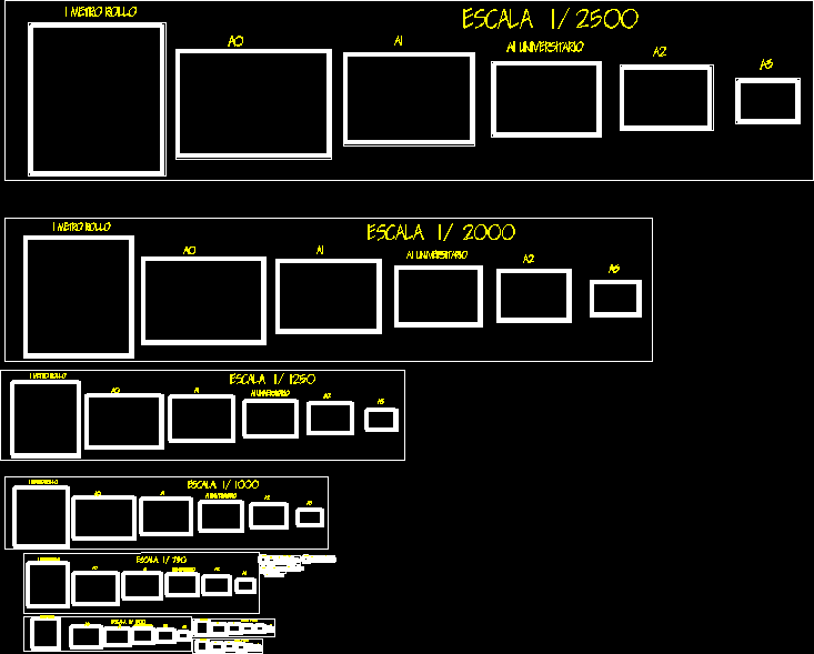 Autocad Paper Size List Dwg Cad Layout Forms 57 Off 1852