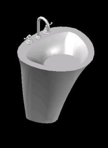Sink 3D DWG Model for AutoCAD