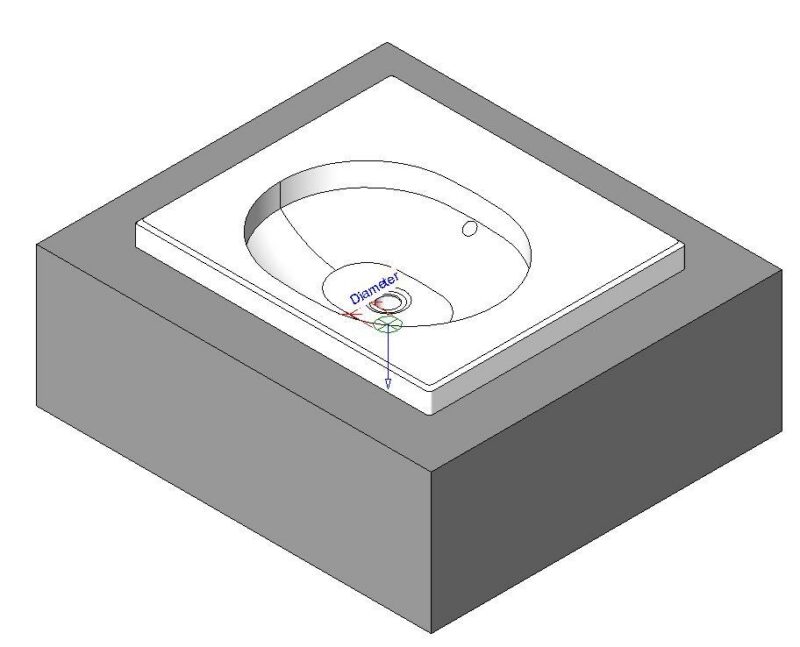 Sink 3D DWG Model for AutoCAD