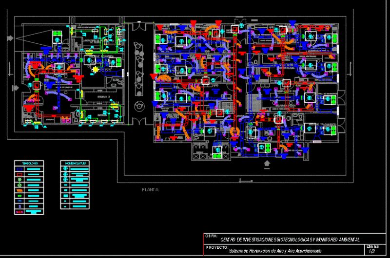 Sisistema Renovation Of Air Acondicioando DWG Block for AutoCAD