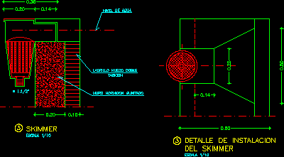 Skimmer DWG Detail for AutoCAD • Designs CAD