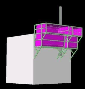 Soporteria Pipeline Structure DWG Block for AutoCAD