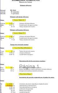 Spreadsheet Calculation Treatment Plant As XLS Excel Spreadsheet