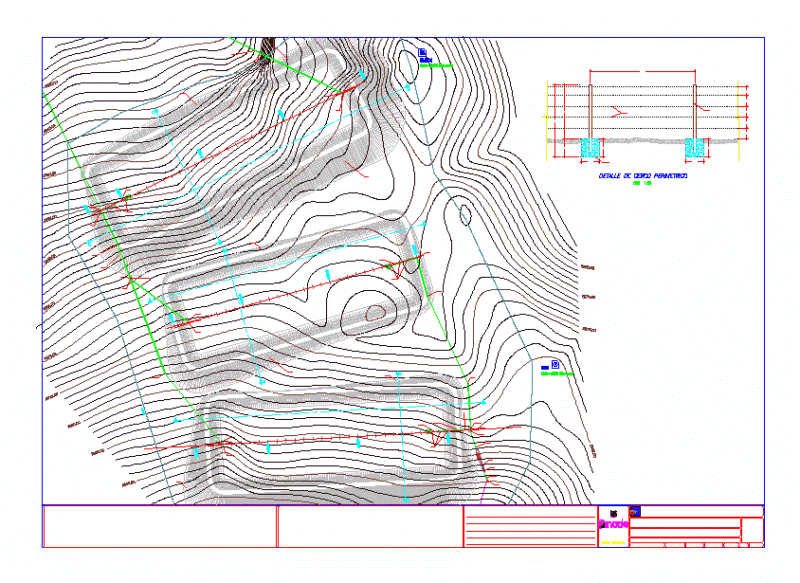 Stabilization Lagoon DWG Block for AutoCAD
