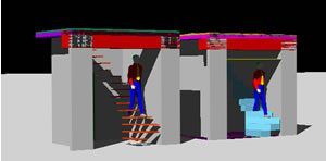 Stair 3D DWG Model for AutoCAD
