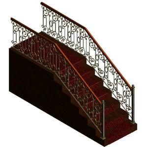 Stair 3D DWG Model for AutoCAD