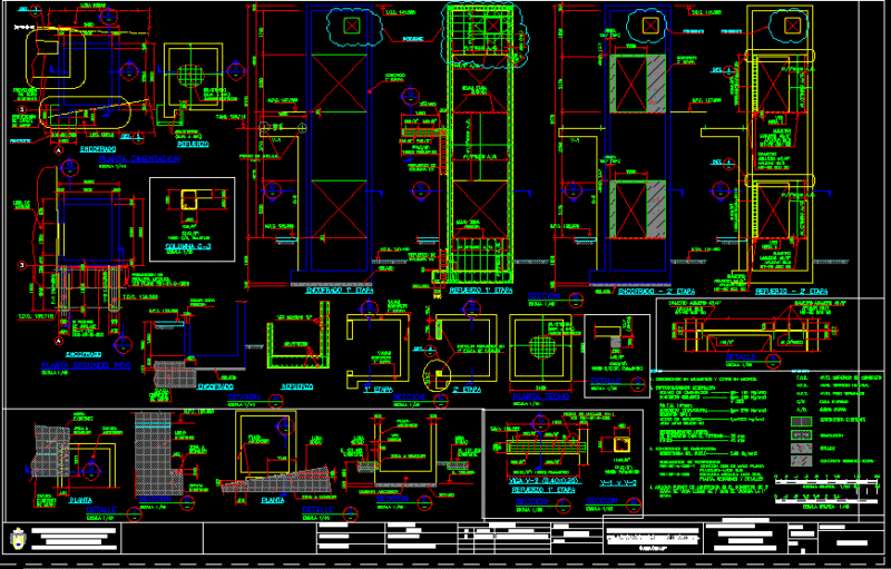 Stair Case DWG Detail for AutoCAD