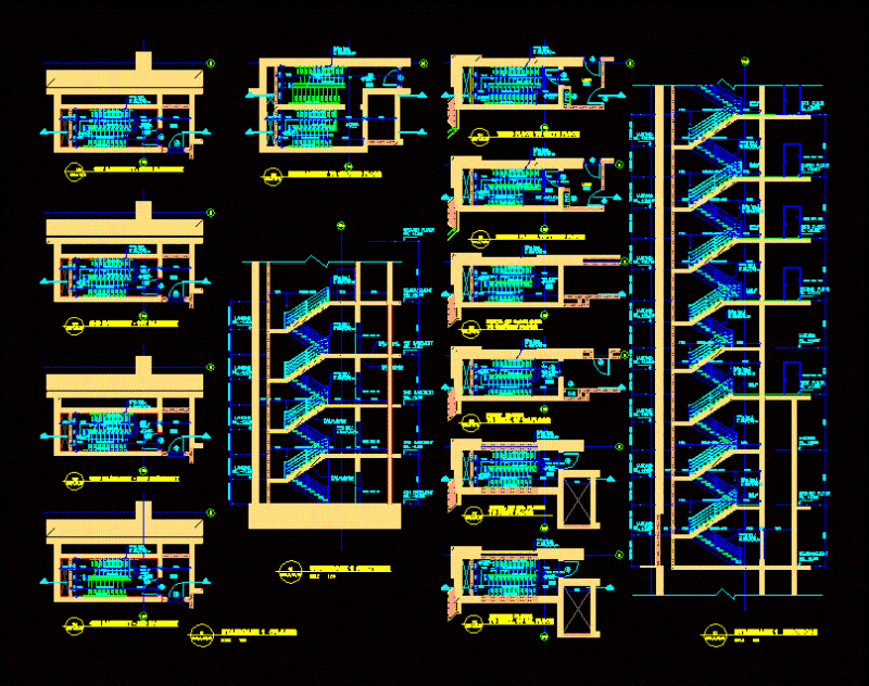 Stair Details DWG Detail for AutoCAD